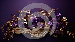 lavish luxury purple background