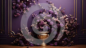 lavish luxury purple background