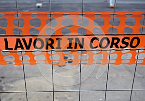 Lavori in corso Road works