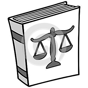 Law Book Illustration