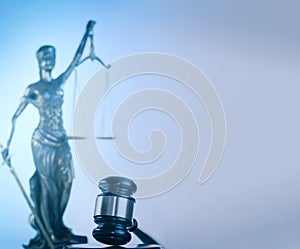 Law concept image, scales of justice