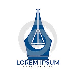 Law Education Logo Design.
