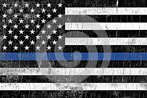 Law Enforcement Police Support Flag