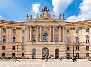 Law faculty of Humboldt University of Berlin on Bebelplatz square, Germany