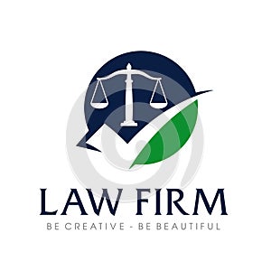 Law firm and Attorney Logo Vector