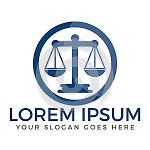 Law Firm or law service logo design.