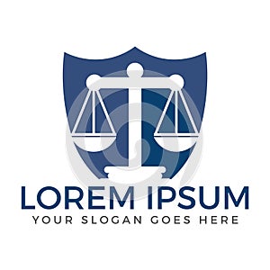 Law Firm or law service logo design.