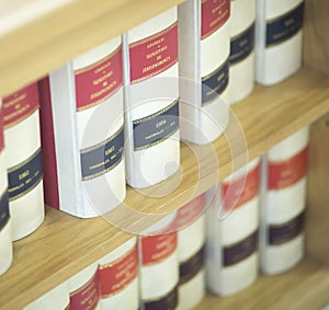 Law firm legal books photo