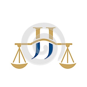 Law Firm Letter JJ Logo Design. Lawyer, Justice, Law Attorney, Legal, Lawyer Service, Law Office, Scale, Law firm, Attorney