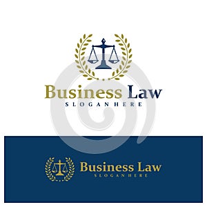 Law Firm logo design concept vector. Justice Logo Design Template. Creative Symbol. Icon