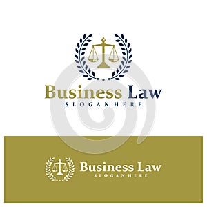 Law Firm logo design concept vector. Justice Logo Design Template. Creative Symbol. Icon