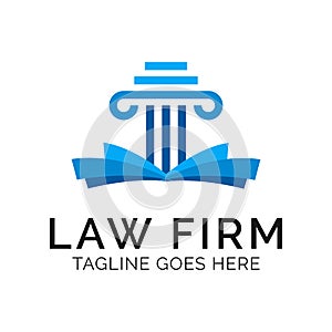 Law Firm Logo Design Inspiration, Vector illustration