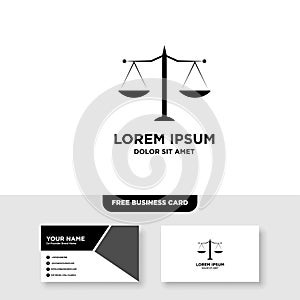 Law Firm Logo - Vector, Free Bussines Card Mockup