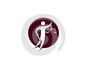 law Firm logo vector template