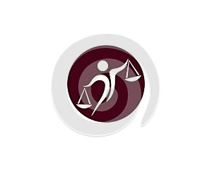 law Firm logo vector template