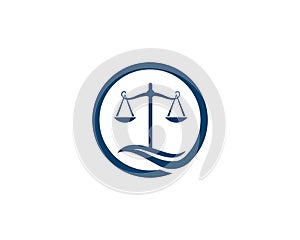 law Firm logo vector template