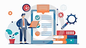 A law firm utilizes tingedge AI technology to streamline their document review process allowing their team to quickly photo