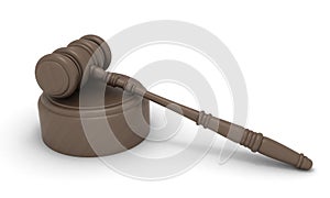 Law gavel