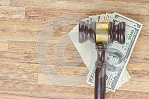 Law Gavel an Money