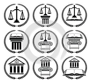 Law or Lawyer Seal Set