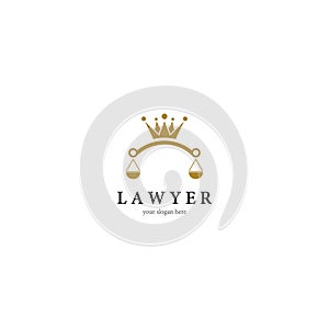 Law logo template