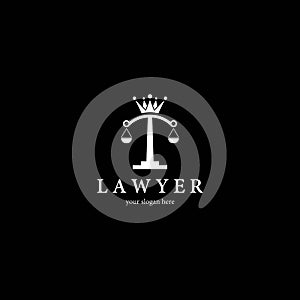 Law logo template