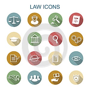 Law long shadow icons