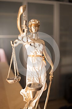 Law office legal justice statue