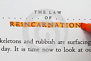 The law of Reincarnation photo