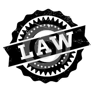 Law stamp rubber grunge