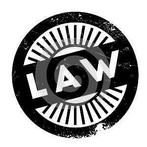 Law stamp rubber grunge