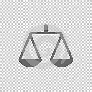 Law symbol vector icon. Weight icon. Weight simple isolated symbol logo. Law icon. Law symbol. Law vector. Weight vector