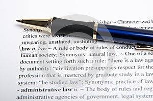 Law translation dictionary photo