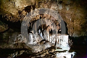 Lawa cave in Kanchanaburi, Thailand photo