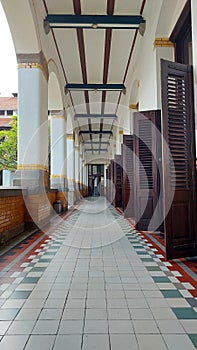 Lawang sewu building in Semarang city
