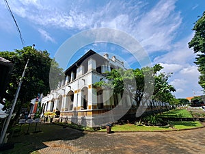 Lawang Sewu is a historic colonial building in Semarang, Indonesia