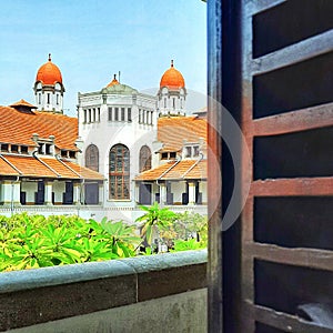 Lawang Sewu is historical building in Cental Java photo