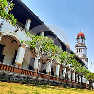 Lawang Sewu is historical building in Cental Java photo