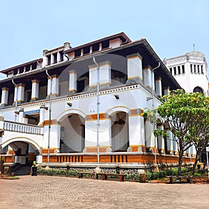 Lawang Sewu is historical building in Cental Java photo