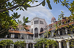 Lawang Sewu, an old and heritage building in Semarang, Indonesia.