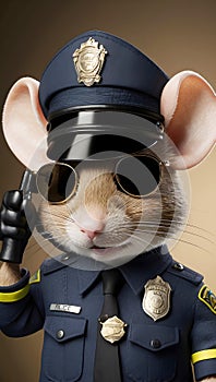 Lawkeeper Mouse: A Policing Maestro with Whiskers and Wisdom