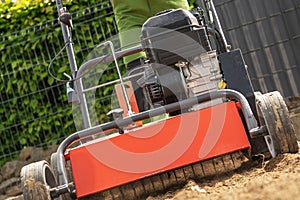 Lawn Aeration and Preparing Ground For Grass Turfs Installation