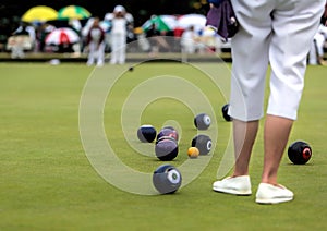 Lawn Bowls Match