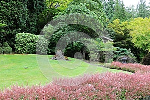 Lawn in the Butchart Garden, Vancouver Island
