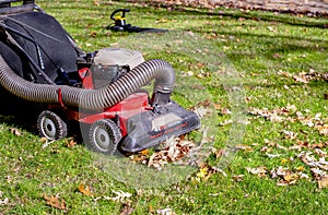 Lawn care equipment for fall