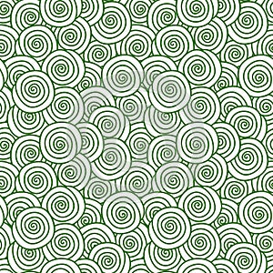 Lawn grass swirls seamless texture