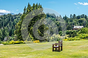 Lawn of the Llao Llao village photo