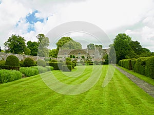 Lawn of the manor house
