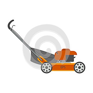 Lawn mower illustration.