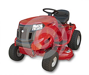 Lawn mower, isolated